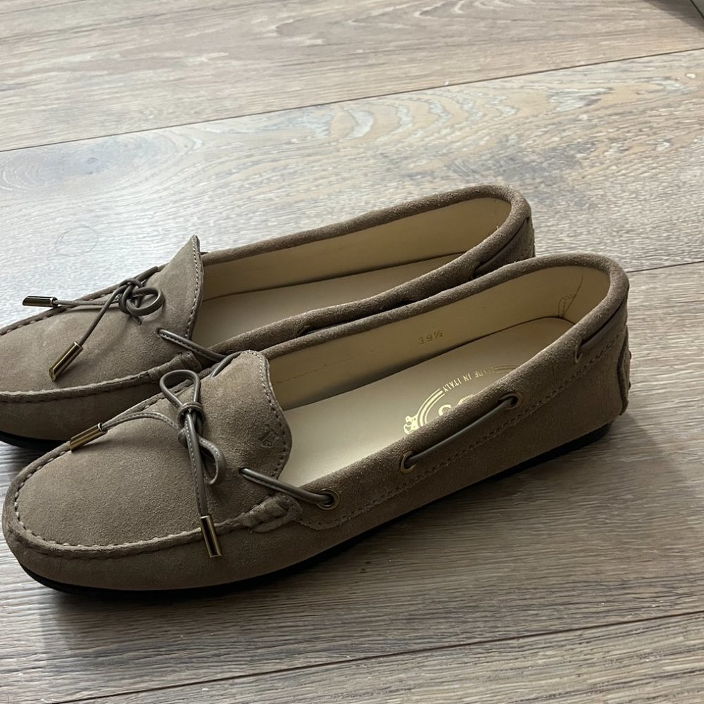 Tod's City Gommino Suede Loafers